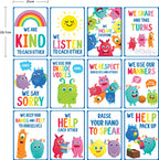 Giggle & Grow Classroom Rules Poster Set 12 product image