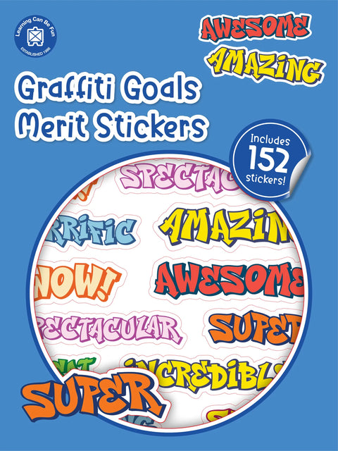 Graffiti Goals Merit Stickers product image