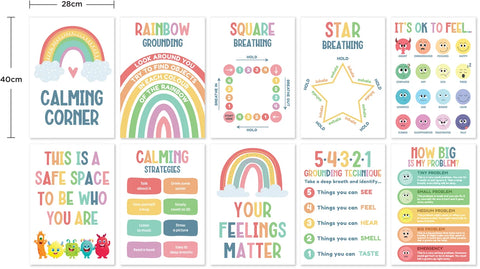 Giggle & Grow Calming Corner Poster Set10 product image