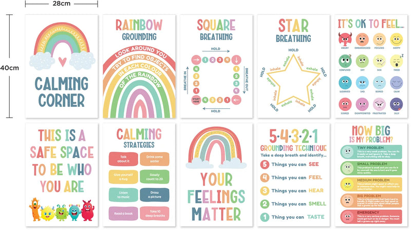 Giggle & Grow Calming Corner Poster Set10 product image