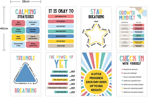 Growing Minds Calming Corner Poster Set of 8 product image