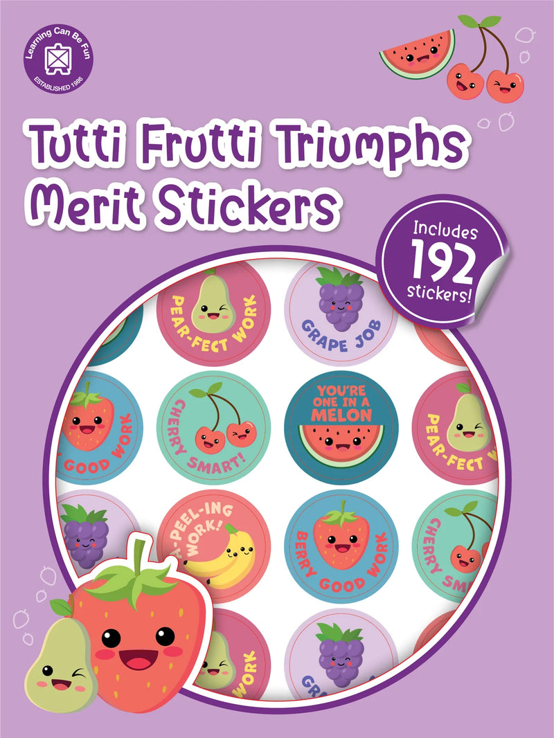 Tutti Frutti Triumphs Merit Stickers product image