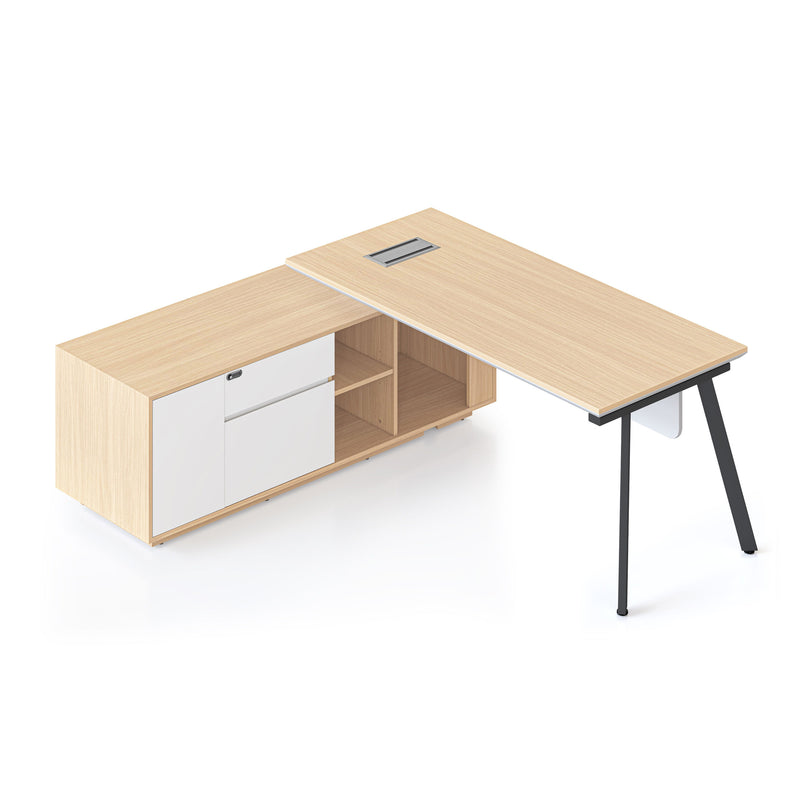 Casa Executive Desk with Eternity Leg - Left Hand