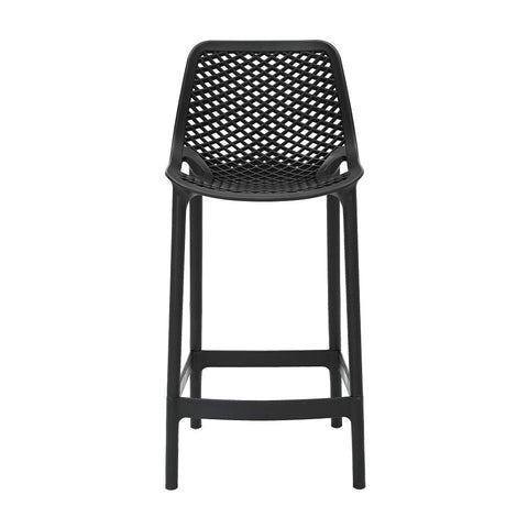 Cast stool in black