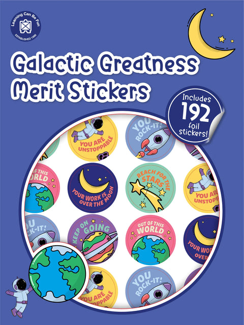 Galactic Greatness Merit Stickers product image