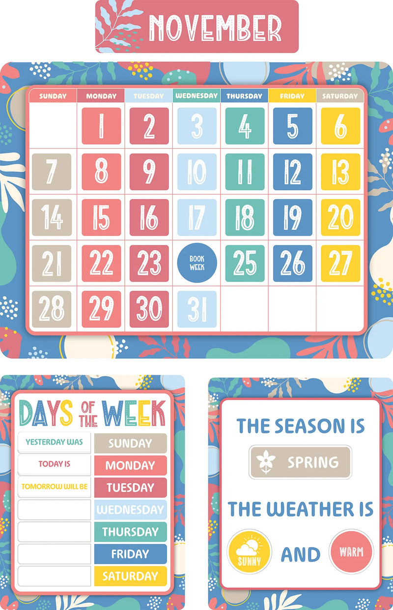 Growing Minds Calendar Bulletin Board Set product image