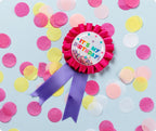 Giggle & Grow Pink Birthday Badge product image