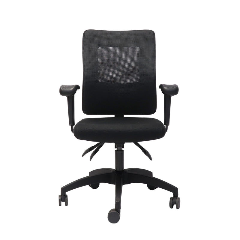 Medium Mesh Back Operator Chair with Adjustable Arms