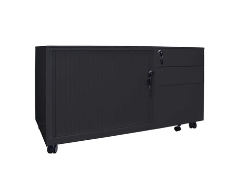 Mobile Caddy Unit - Left Hand Tambour Door