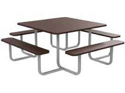 Schoolfurn Camp Fire Table, front view
