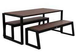 Schoolfurn Court Side Table Set, front view