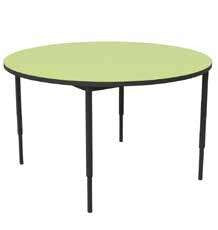 Schoolfurn Ezy-Height Round Table, front view