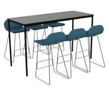 Schoolfurn Group Standing Table, front view