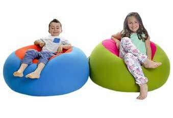 Schoolfurn Mini Moon Bean Bag, front view