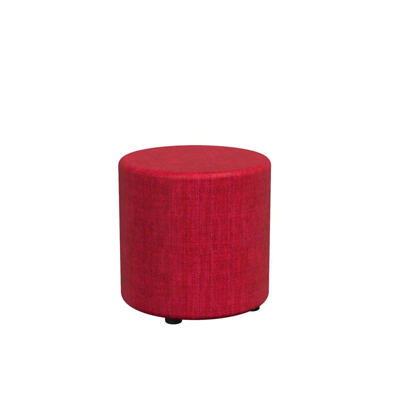 Schoolfurn Ottomax Round Ottoman, front view