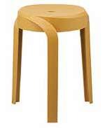 Schoolfurn Whirl Stool, front view