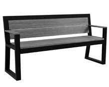 Schoolfurn Wimbledon Outdoor Seat, front view