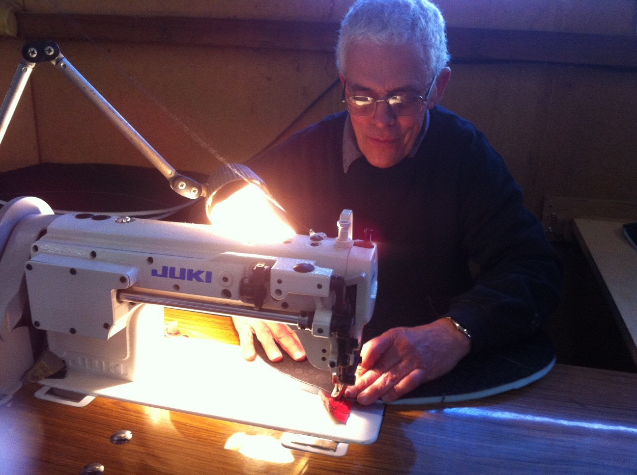 Fairmont craftsman at work in the Tasmanian workshop